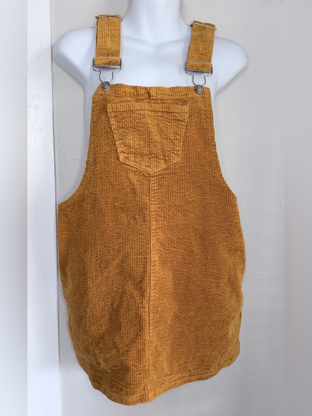 J For Justify Mustard Yellow Corduroy Skirt Misses Size L